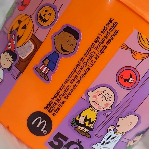 Charlie Brown Snoopy & Scooby-Doo 2012 2016 McDonald's Boo Buckets Collectible - Picture 11 of 17